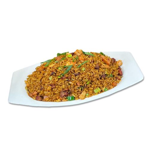 Arroz Especial: Jamón, Pollo y Cerdo